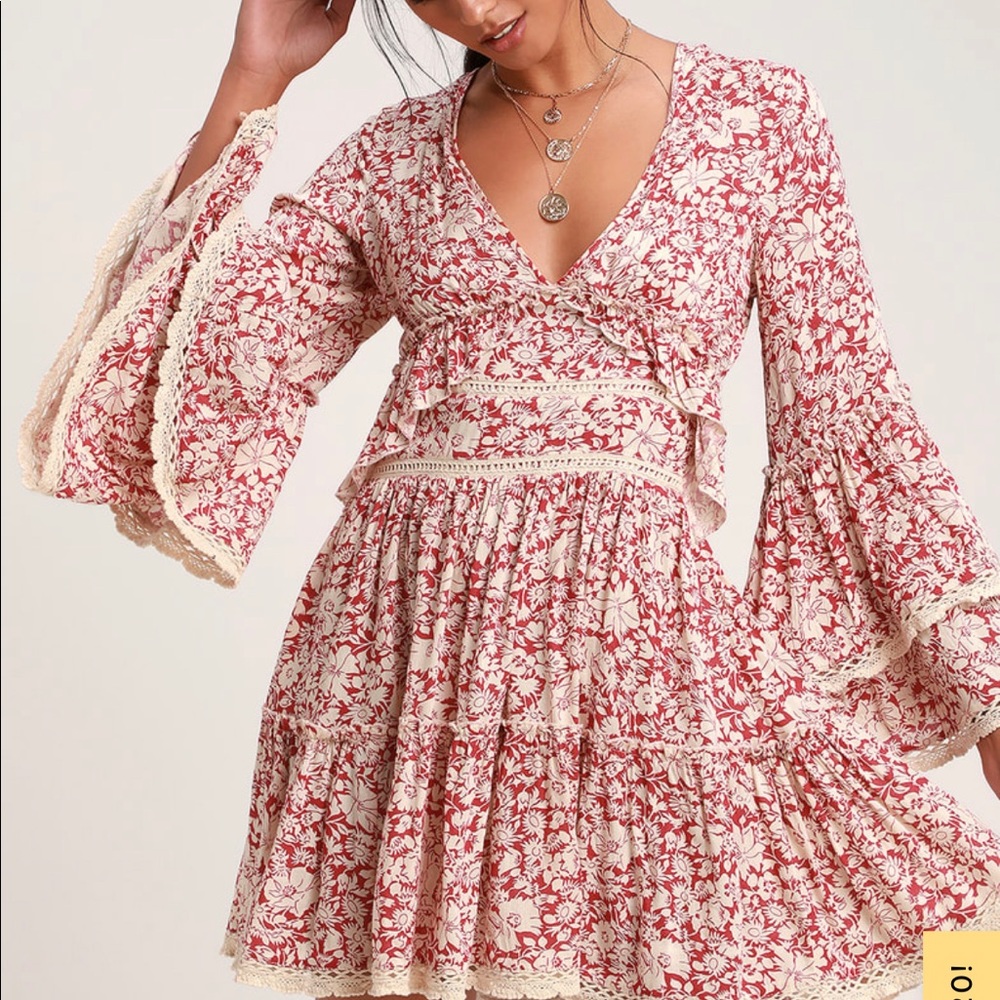 Boho floral dress NWT